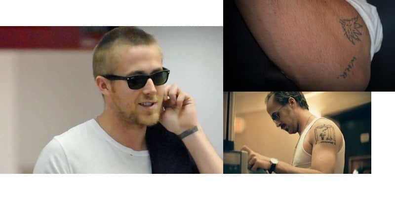 Ryan Gosling Tatouages